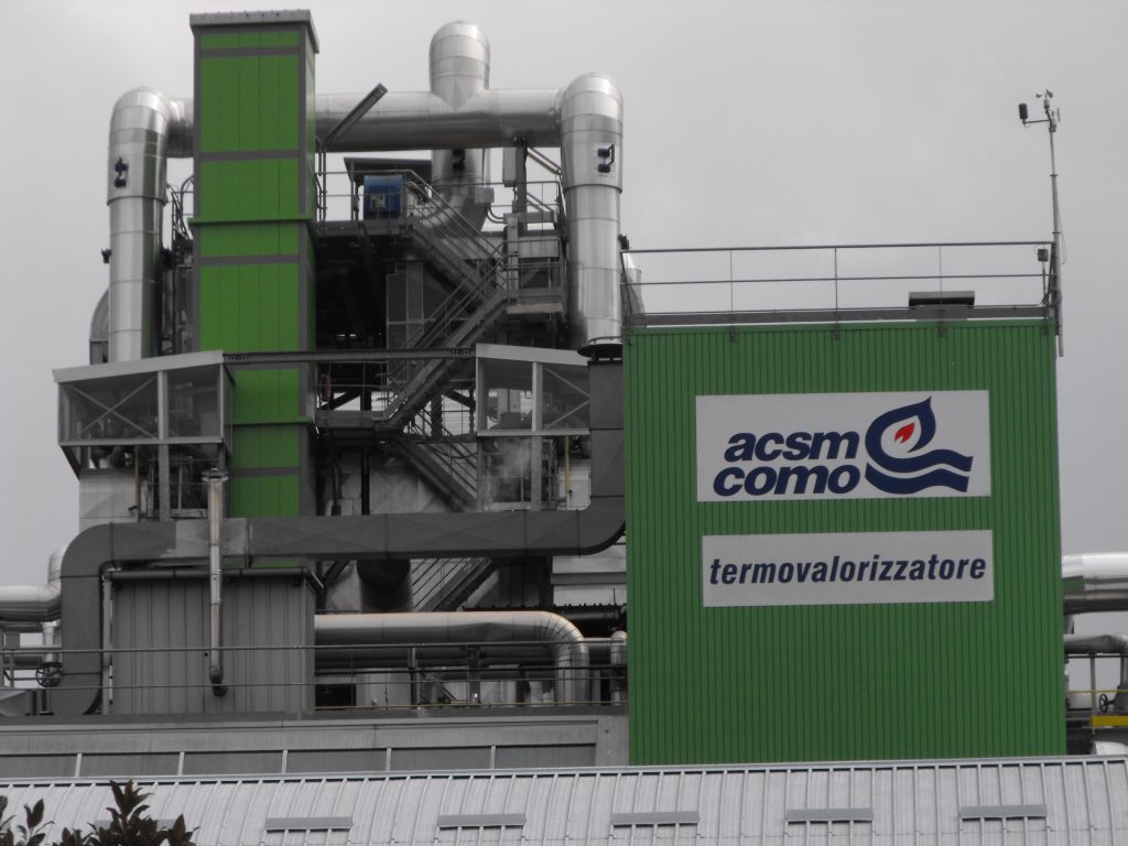 Como waste-to-energy plant, managed by ACSM Como and built by COMEF