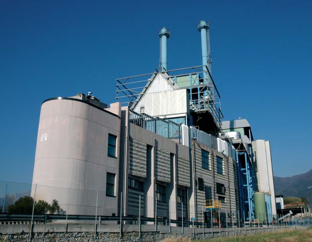 Waste electrical energy production plant at Veolia