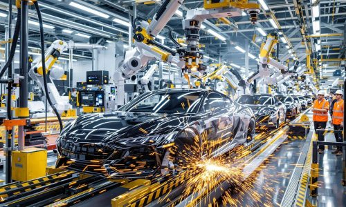 Modern Car Assembly Line