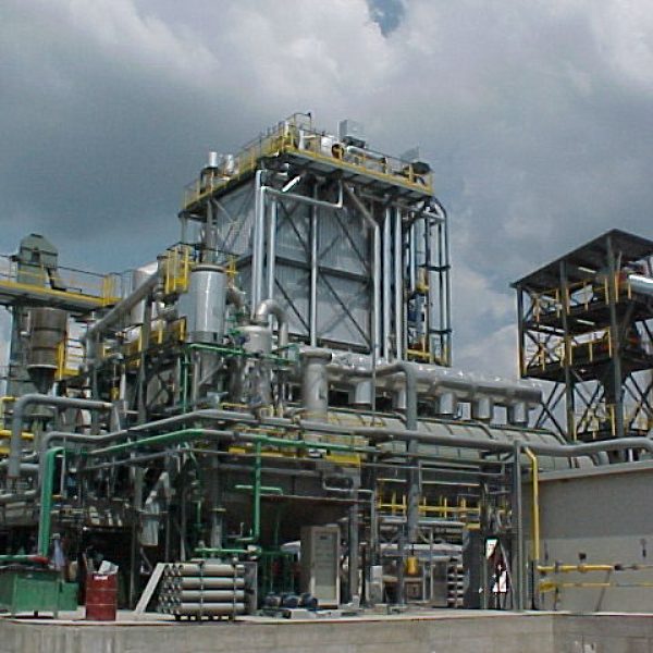 Energy production plant from wood chips mixed with paper mill pulper, Terni