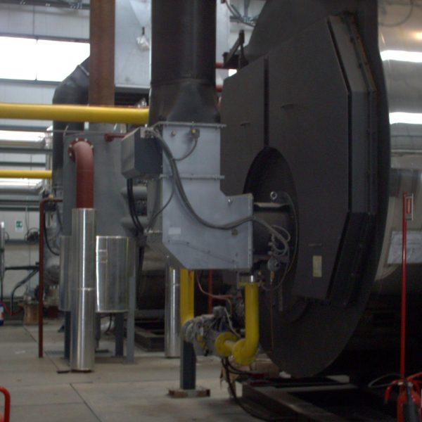 Fire tube boilers of the Settimo Torinese district heating plant